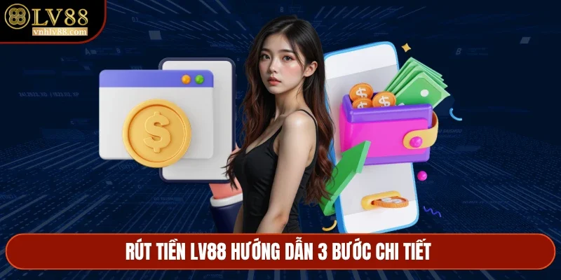 Rút Tiền LV88 hướng dẫn 3 bước chi tiết 